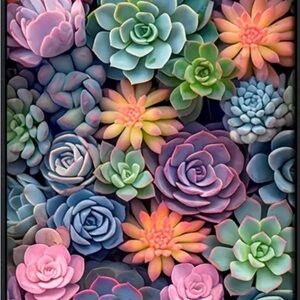 Colorful Succulent Diamond Art Kit
